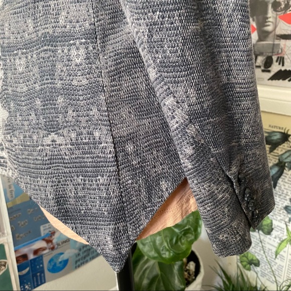 IF SIX WAS NINE Maniac Fited Blazer Jacket Hourglass Reptile Snake Asymmetrical - Picture 10 of 16